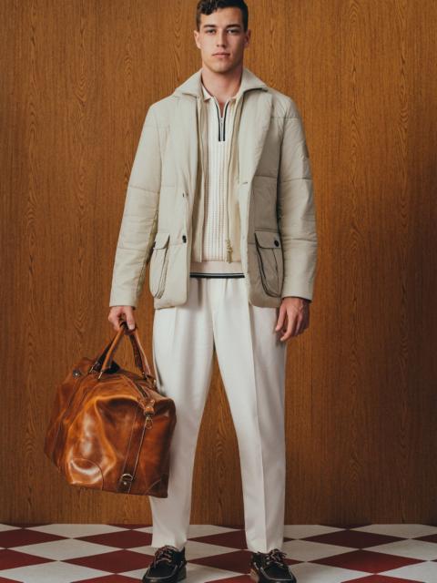 MACKAGE KEATON 2-in-1 Ultra-Light Quilted Blazer with Removable Bib