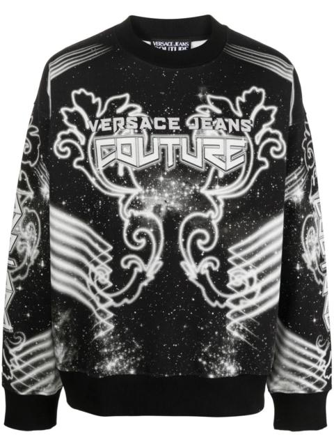VERSACE JEANS COUTURE Space Couture long-sleeve sweatshirt