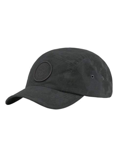 Supreme Supreme x Stone Island Reactive Ice Ripstop Camp Cap 'Black' SUP-SS22-775