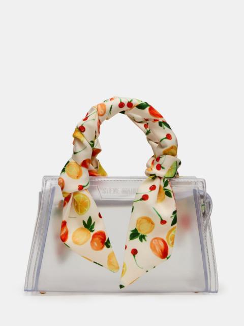 STEVE MADDEN PEACH JELLY BAG CLEAR