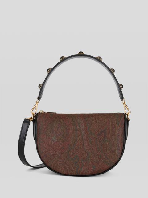 Etro CROWN ME PAISLEY SHOULDER BAG WITH STUDS AND STONES