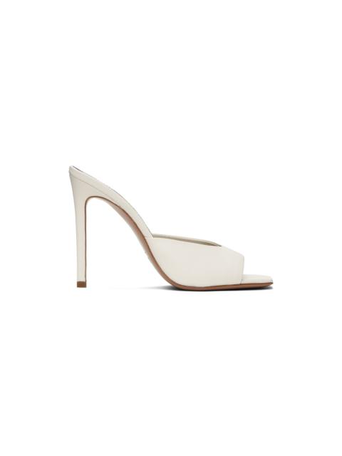 PARIS TEXAS White Stiletto Heeled Sandals