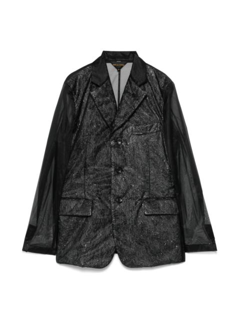 Comme Des Garçons Chiffon blazer jacket