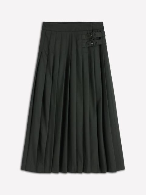 BODEN Josephine Kilt Midi Skirt-Hunter Green