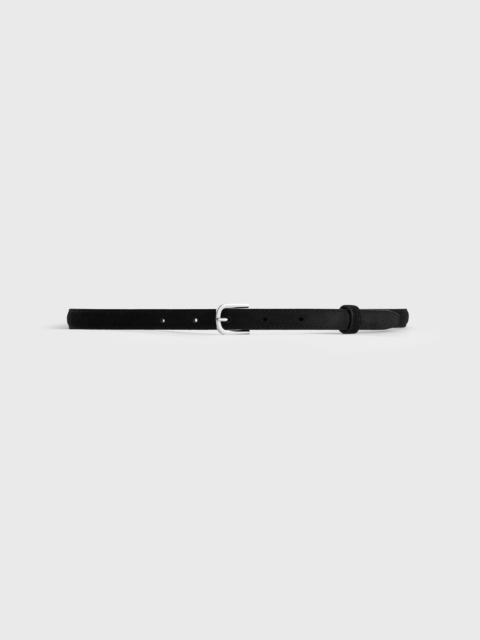 Totême Thin suede belt black