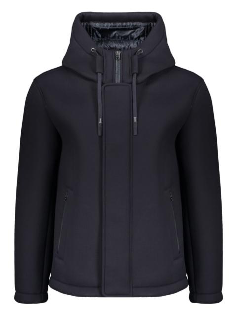 Herno hooded zip-up jacket