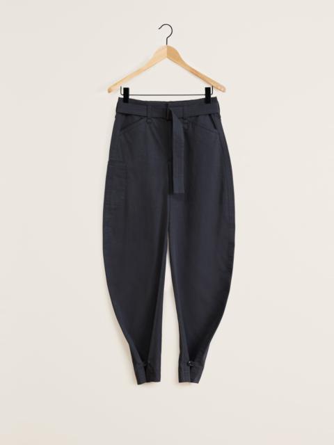 Lemaire BELTED TAPERED PANTS