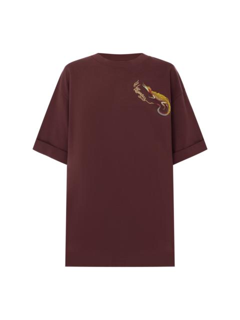 ALÉMAIS Camelia Embroidered Tee