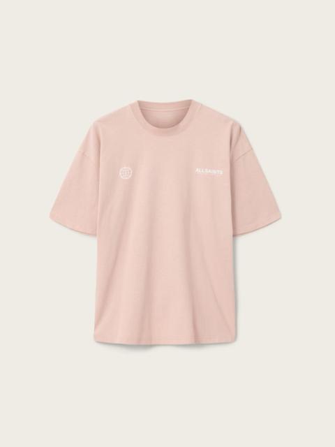 ALLSAINTS EMBLEM SHORT SLEEVE COTTON T-SHIRT