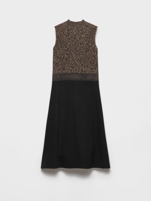 Prada Shetland wool and cashmere dress