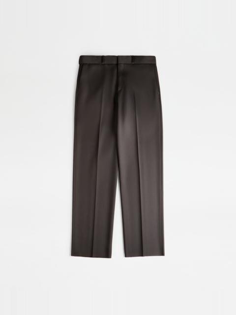 Tod's CLASSIC PANTS IN WOOL - GREY