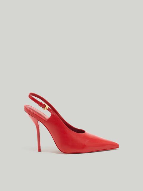 Altuzarra LARROUDÉ X ALTUZARRA PUMP IN BLOOD RED LEATHER