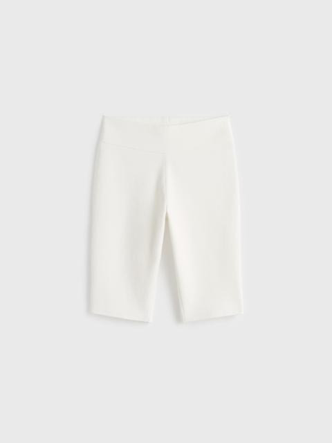 TOTEME Capri knit shorts off-white