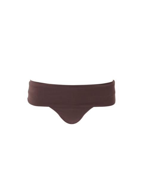 MELISSA ODABASH BRUSSELS BROWN BIKINI BOTTOM