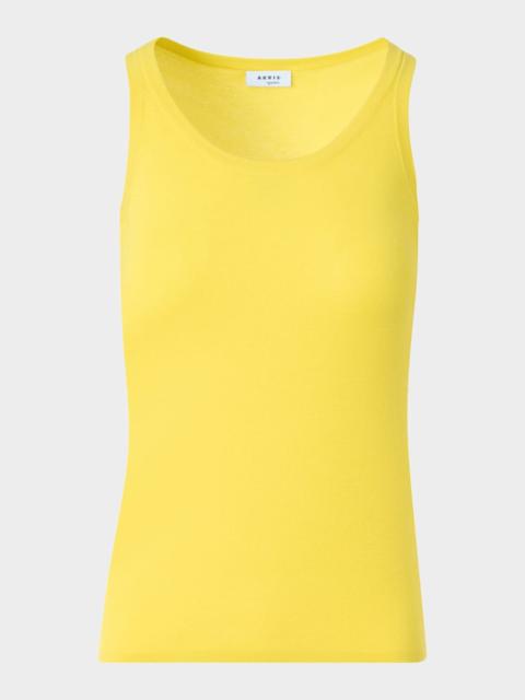 AKRIS Rib Knit Tank Top
