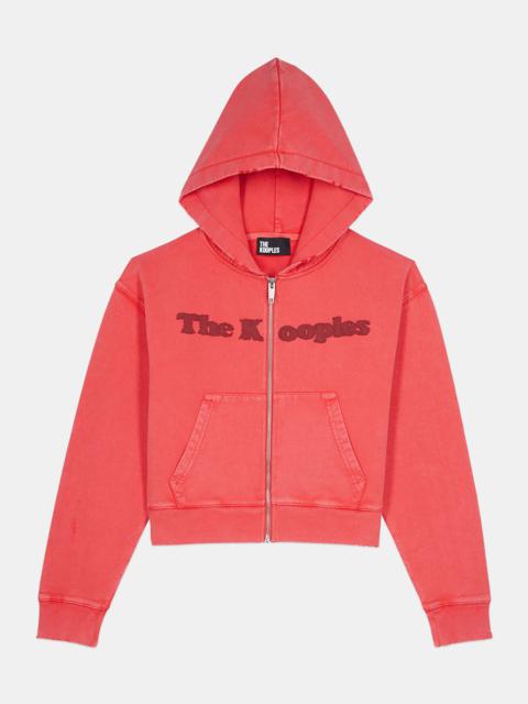 The Kooples RED LOGO HOODIE