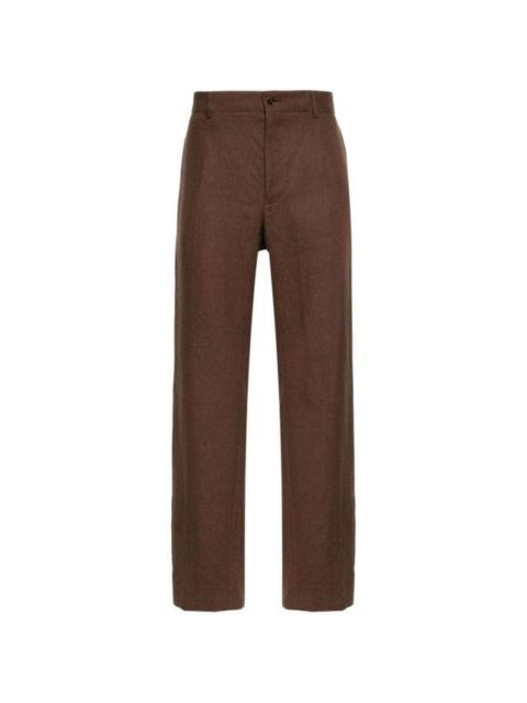 Dolce & Gabbana Brown linen pants