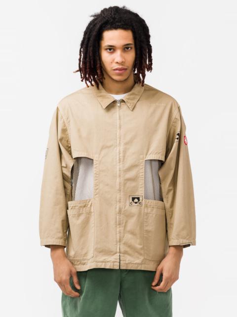 Cav Empt Overdye Mesh Window Jacket in Khaki