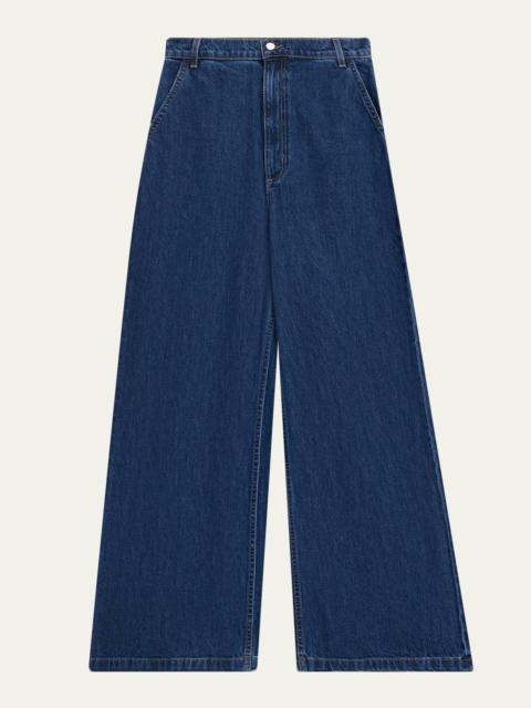 TWP McDougal St Wide-Leg Denim Pants