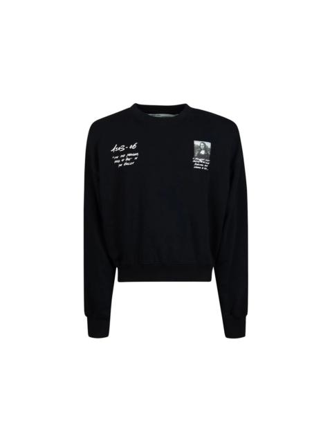 Off-White OFF-WHITE Monalisa Graphic Print Sweatshirt Black/White