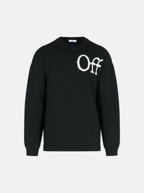 Off-White BOOKISH' BLACK WOOL BLEND SWEATER