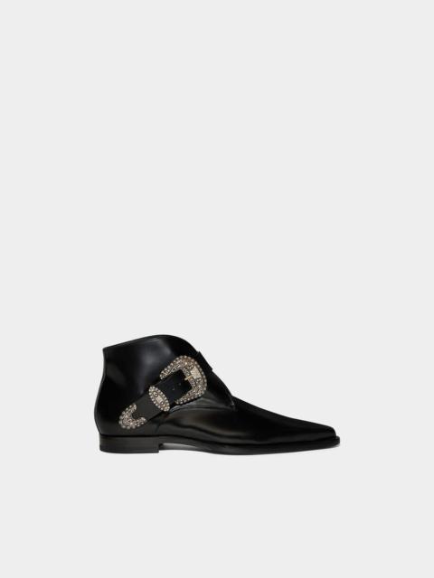 DSQUARED2 GOTHIC GRUNGE ANKLE BOOTS