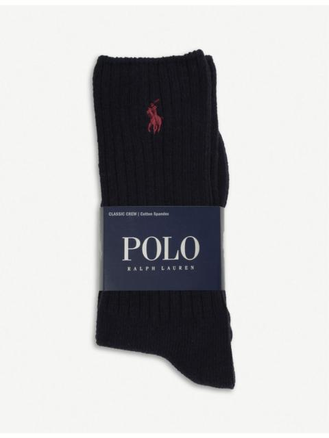 Polo Ralph Lauren Ribbed cotton-blend socks