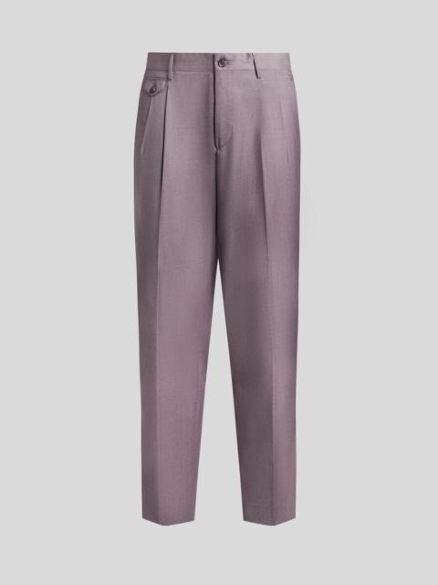 Etro CARROT-LEG WOOL TROUSERS