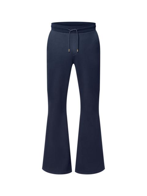 Louis Vuitton Flared Cotton And Cashmere Jersey Pants