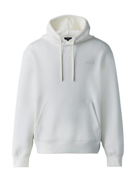 MACKAGE Men's Krystian Double-Face Jersey Hoodie - Cream