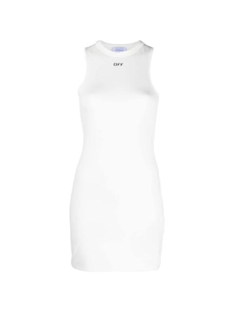 Off-White cut-out long-sleeve minidress | REVERSIBLE