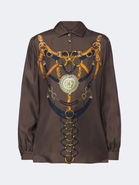 Etro Printed silk shirt