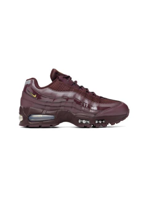 Burgundy Air Max 95 Big Bubble Sneakers