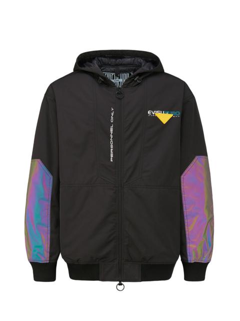 EVISU Frosty Seagull Print Padded Jacket