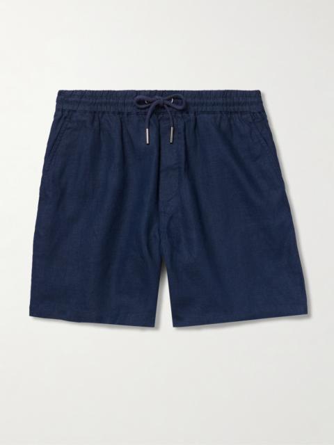 NN07 Gregor 1454 Straight-Leg Linen Drawstring Shorts