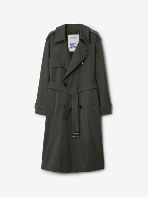 Burberry Long Gabardine Trench Coat
