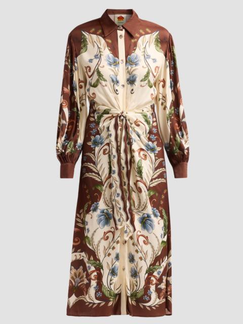 FARM RIO Women's Millena Midi Shirtdress - Off White