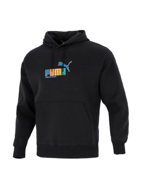 PUMA PUMA Essentials Rainbow Hoodie 'Black' 673598-01
