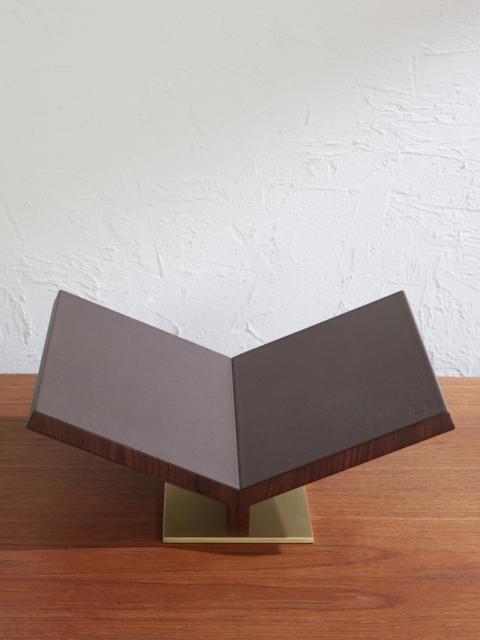 ASSOULINE Collector Classic Leather and Wood Bookstand