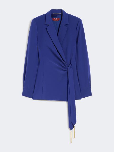 Max Mara Lightweight cady jacket - CORNFLOWER BLUE