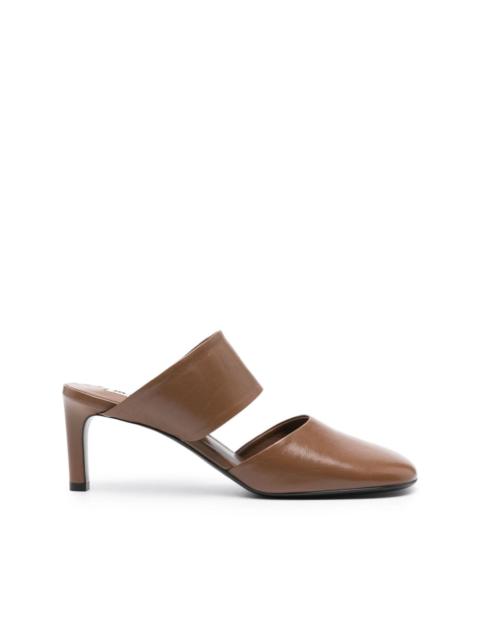 Jil Sander 65mm square-toe mules