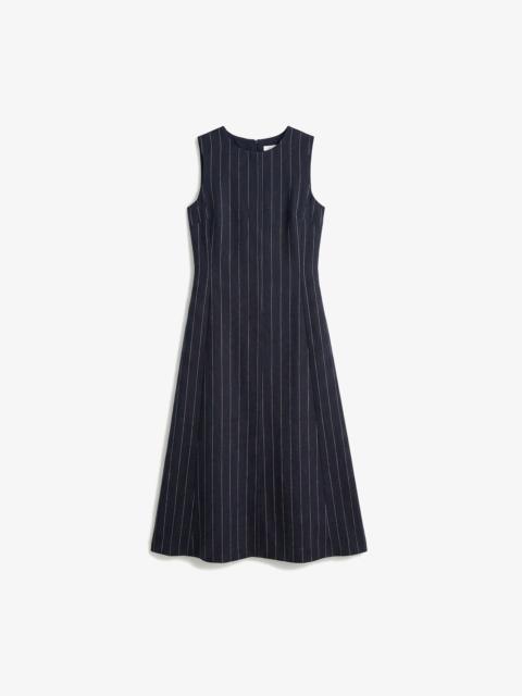 M.M.LaFleur Renata Shift Dress - Woven Pinstripe