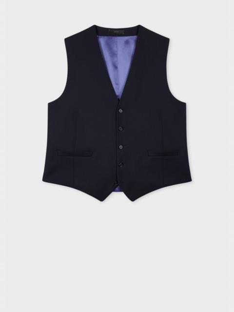 Paul Smith A Suit To Travel In - Navy Wool Waistcoat