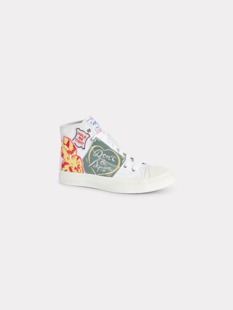 KENZO 'KENZO Hoshi' high top sneakers in cotton canvas