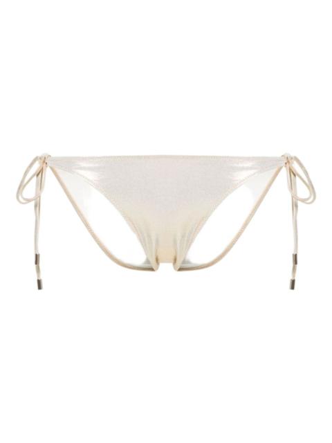 MELISSA ODABASH metallic-finish bikini bottoms