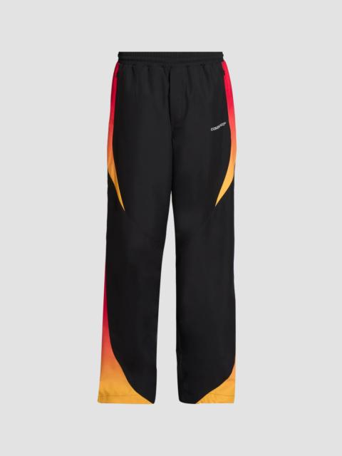 CASABLANCA Men's Printed Wide-Leg Track Pants - Orange