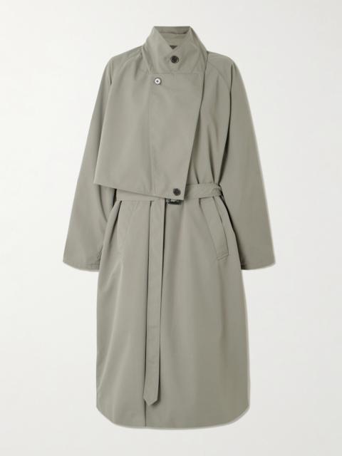 Tibi Frank Belted Layered Shell Trench Coat