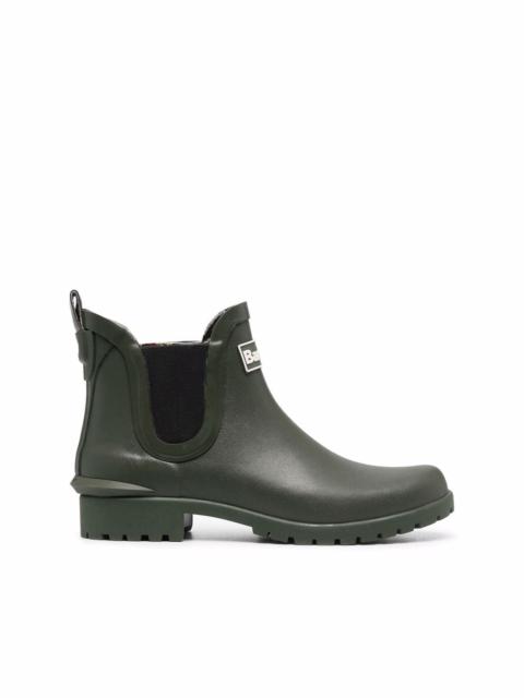 Barbour logo-patch ankle boots