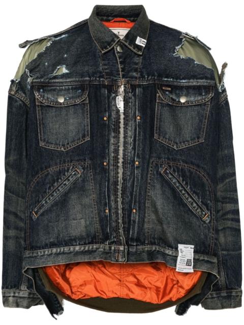 Maison MIHARAYASUHIRO layered denim jacket