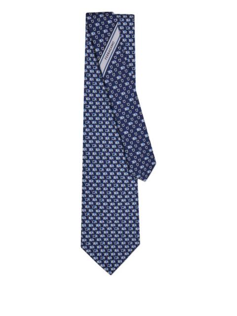 FERRAGAMO Ferragamo Elephant-pattern Tie